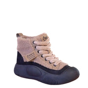 Fleece-lined Soft-soled Martin Boots High-top Anti-slip All-matching